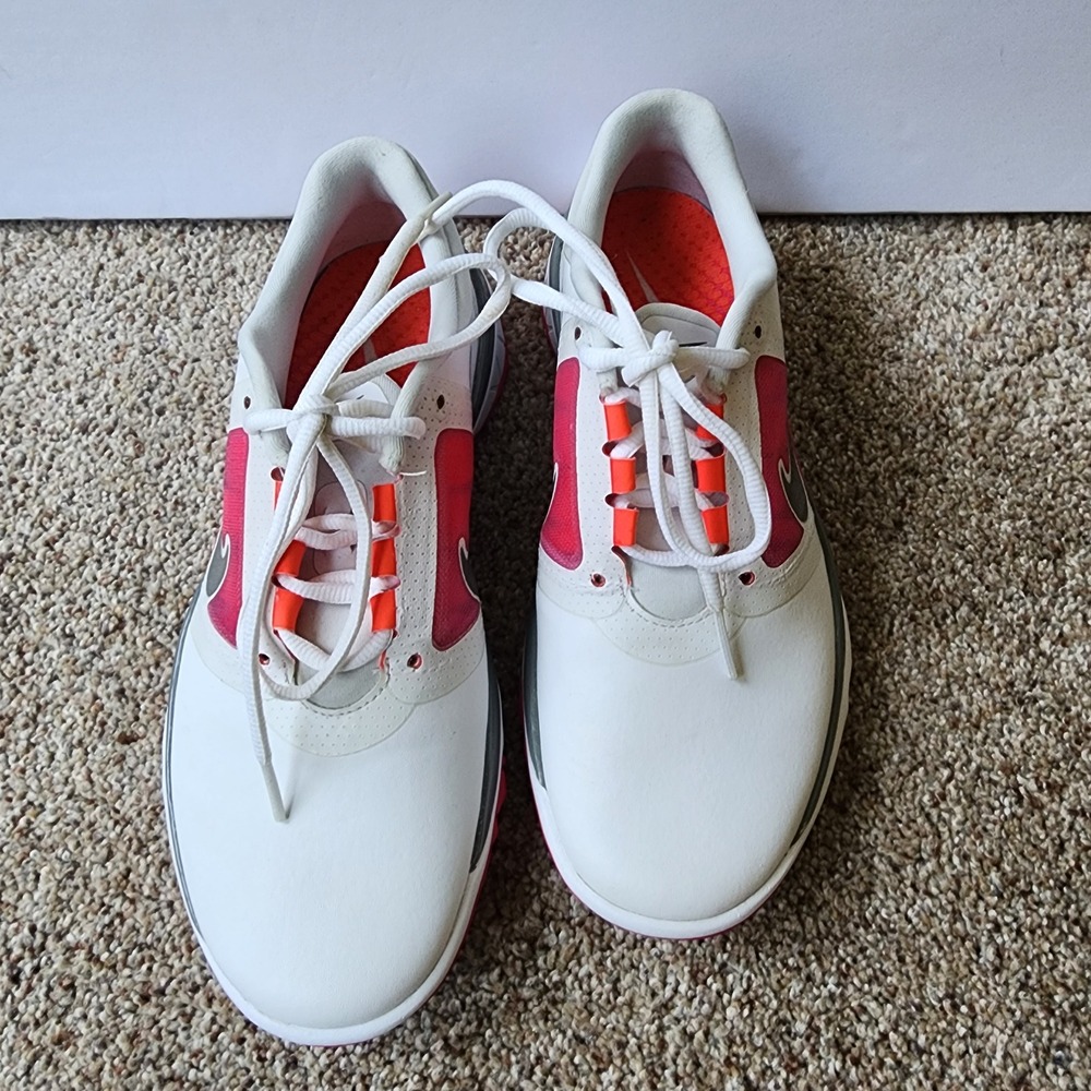 Nike FI Impact Womens Golf Shoes White Pink Grey Size 7.5